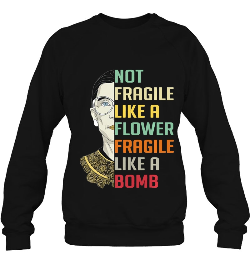 Not Fragile Like A Flower But A Bomb Ruth Ginsburg Rbg Mugs