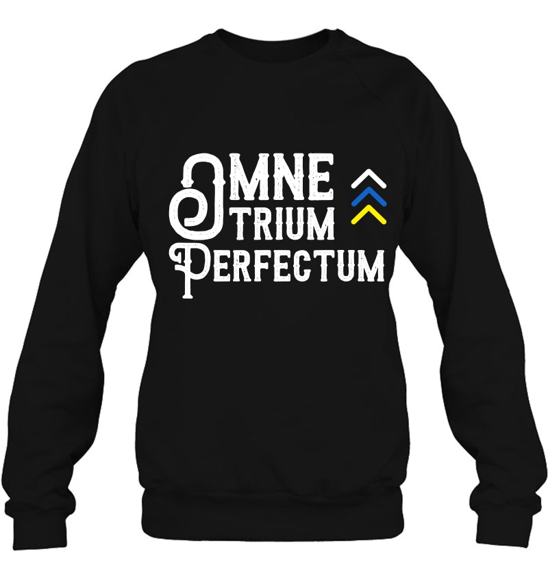 Omne Trium Perfectum Shirt, Down Syndrome Support Awareness Mugs