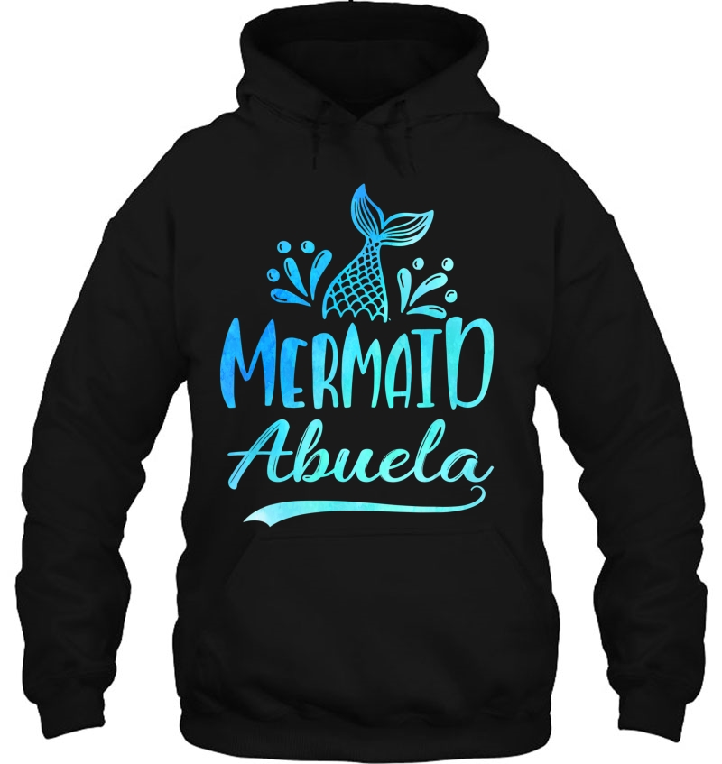 Abuela Of The Birthday Mermaid Matching Family Hoodie