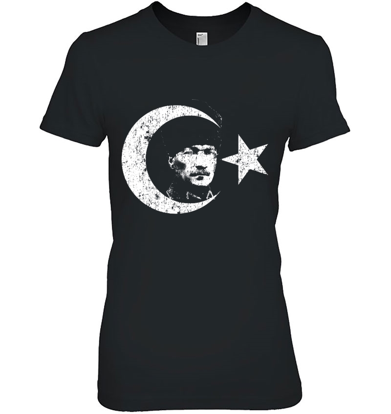 Ataturk Turkish Flag Ladies Tee