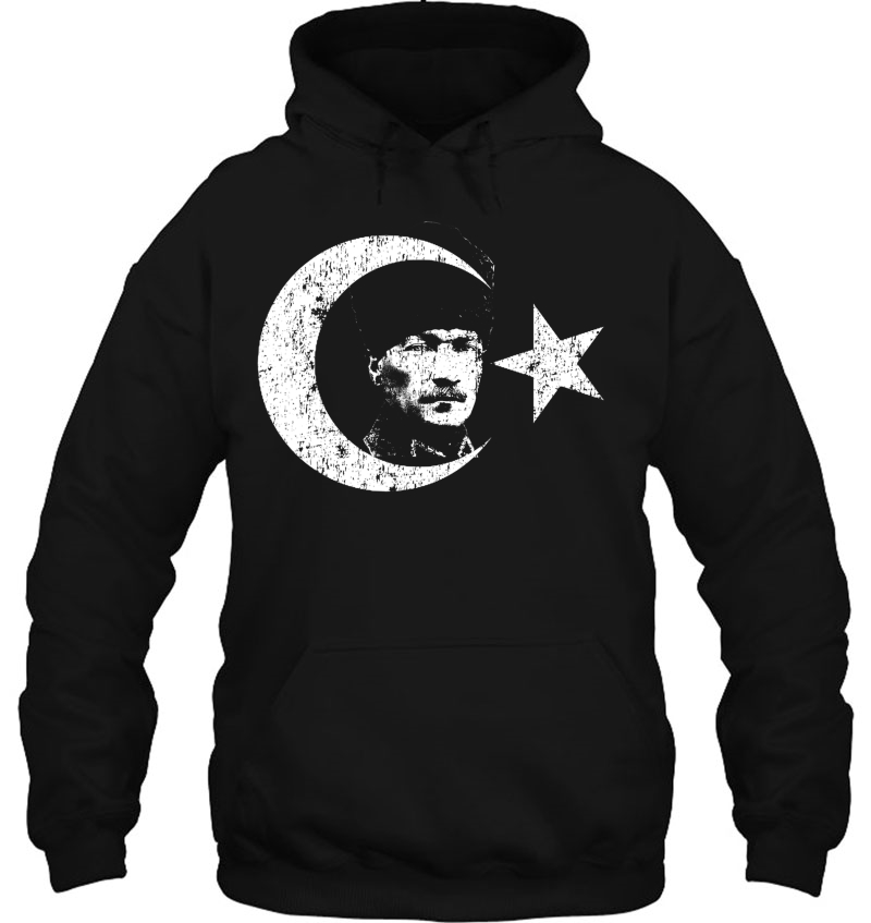 Ataturk Turkish Flag Hoodie