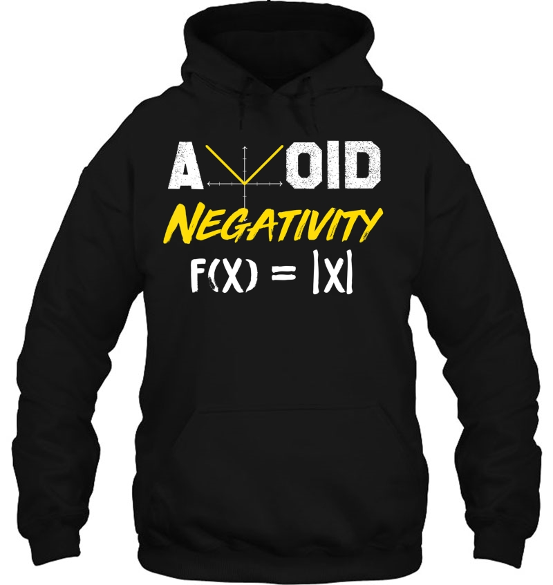 Avoid Negativity - Funny Math Pun Equation Mugs