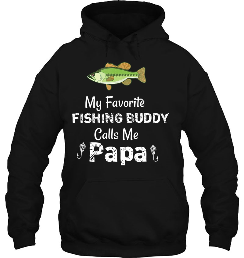 Awesome My Fishing Buddy Calls Me Papa Tshirt Grandpa Gift Mugs