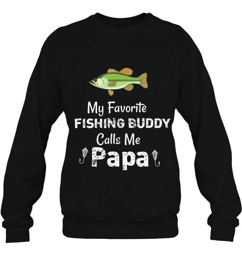 Awesome My Fishing Buddy Calls Me Papa Tshirt Grandpa Gift Mugs