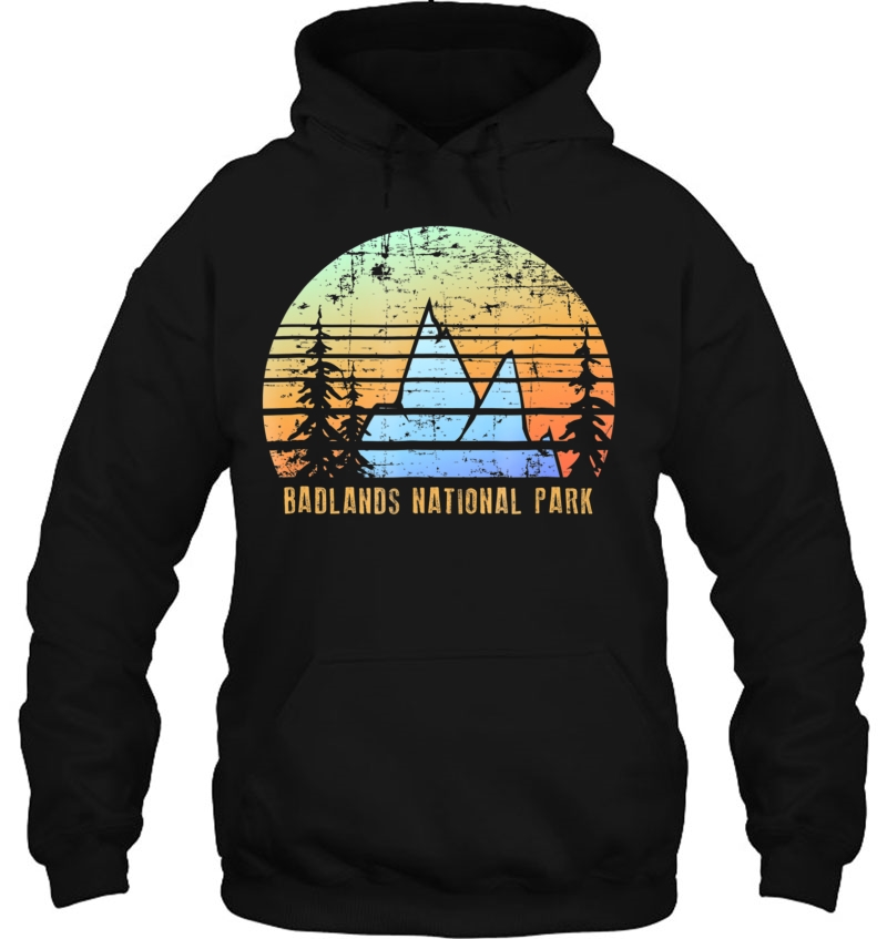 Badlands National Park Shirt Hiking Camping Gift Hoodie