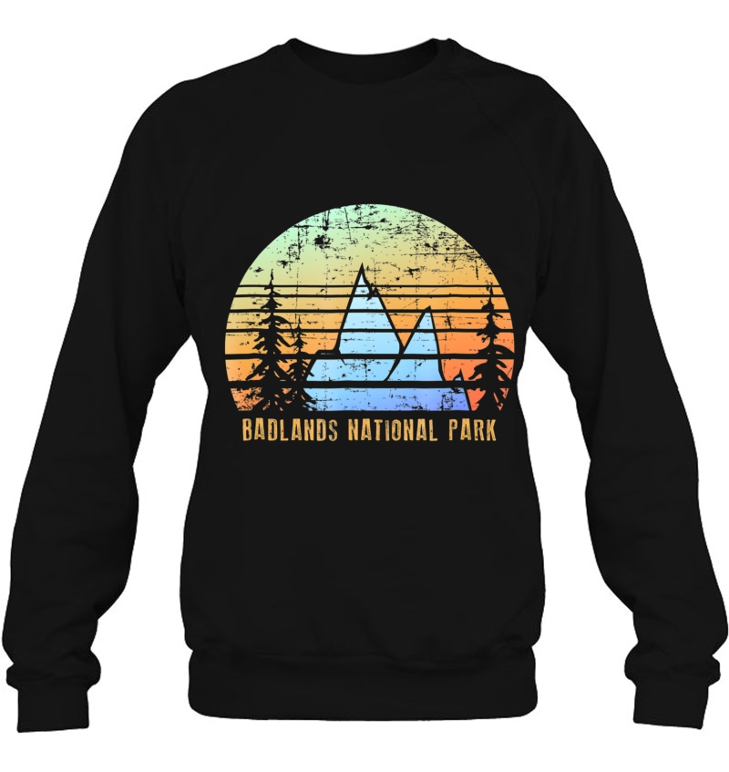 Badlands National Park Shirt Hiking Camping Gift Sweatshirt