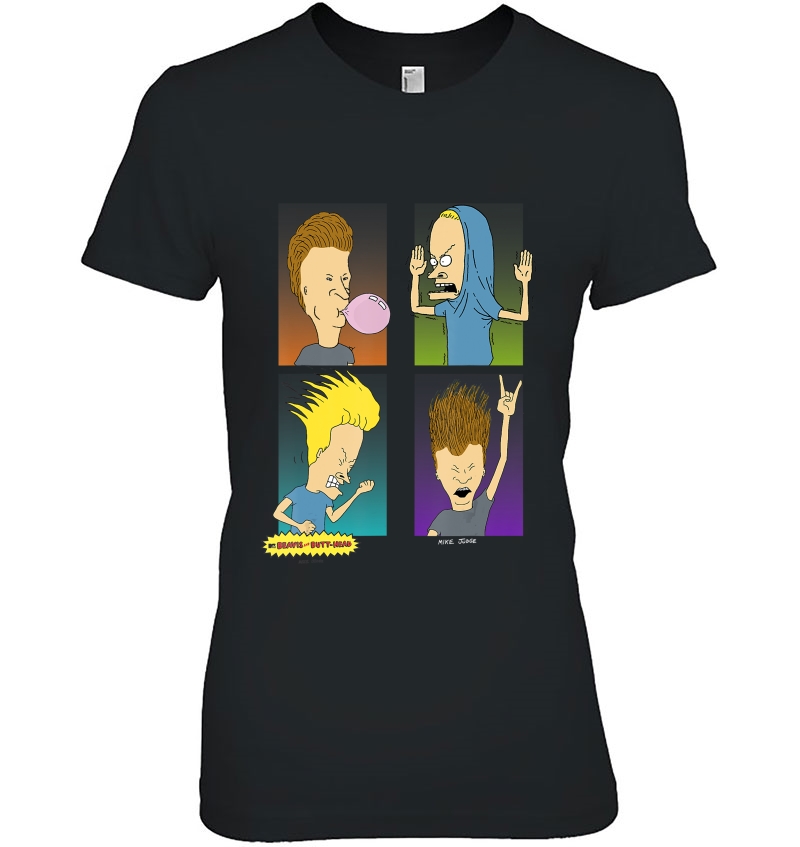 Beavis And Butthead Four Square Graphic Hoodie