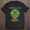 Dominica Flag Girls Rock - Dominica Women Tee Gift Tee