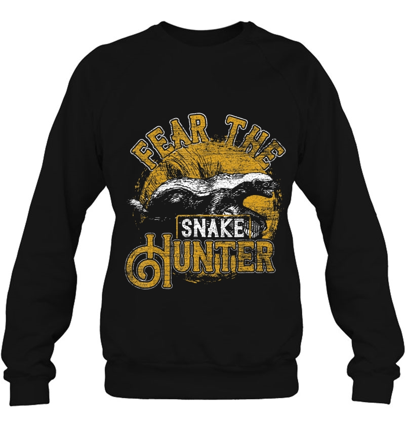 Fear The Snake Hunter - Vintage Animal Gifts - Honey Badger Sweatshirt
