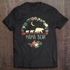 Floral Mama Bear With 2 Cubs Pullover Tee