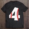 Fourth Birthday 4Th Baseball Art - Number 4 Born In 2015 Tank Top Tee