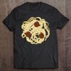 Funny Halloween Costume Food Spaghetti Meatballs Simple Safe Tee