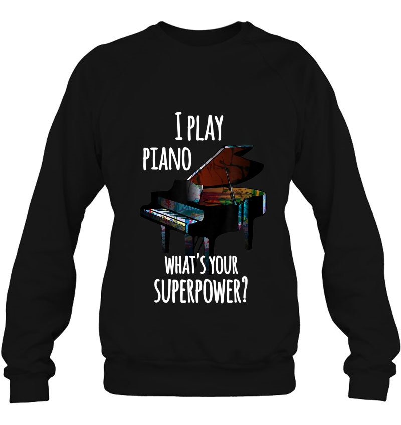 Funny I Play Piano What's Your Superpower Mugs