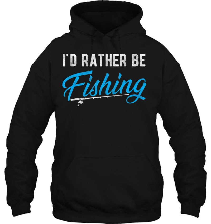 Funny I'd Rather Be Fishing Shirt Fisherman Gift For Men Mugs