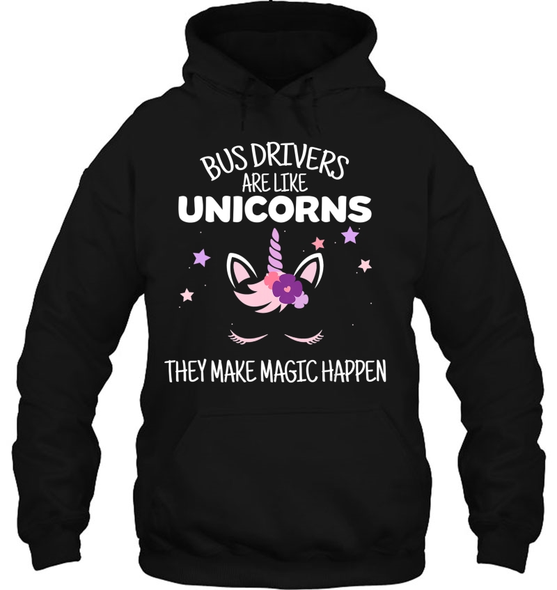 Funny School Bus Driver Unicorn Tshirt For Women, Cute Gift Mugs