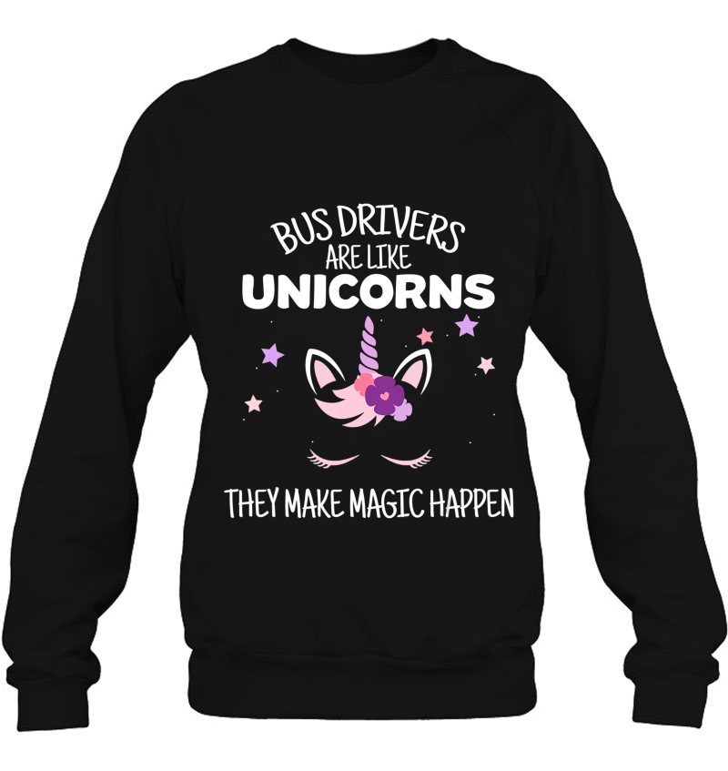 Funny School Bus Driver Unicorn Tshirt For Women, Cute Gift Mugs