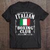 Italian Boxing Club Vintage Boxer Italy Flag Gift Tee