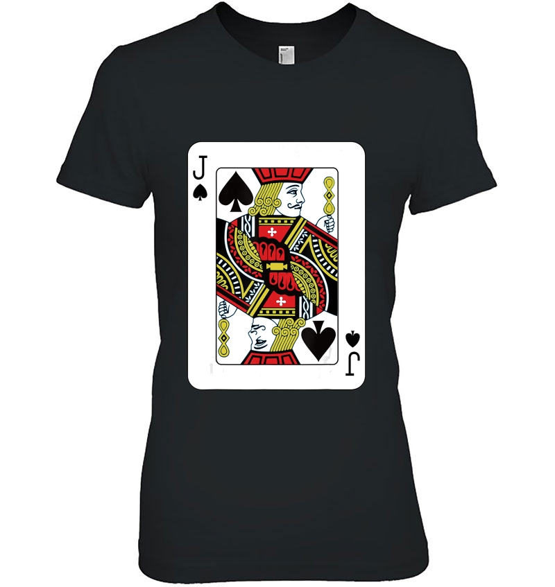 Jack Of The Spades Playing Card Poker Hoodie