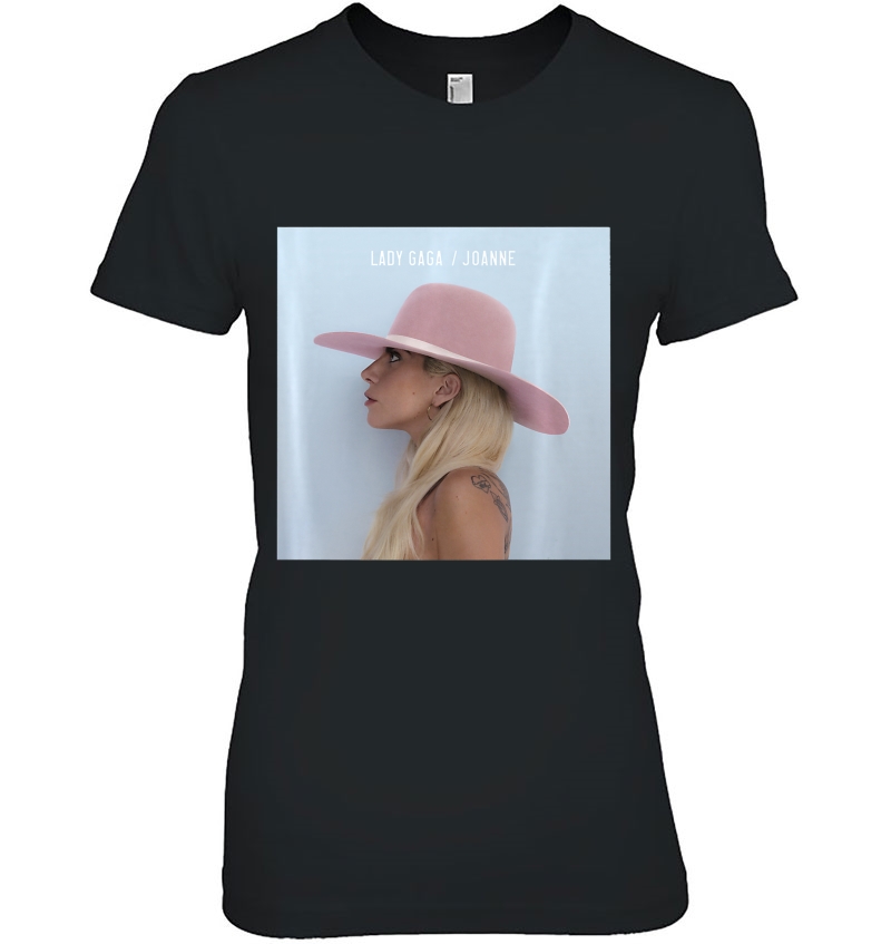 Lady Gaga Official Joanne Album Art Premium Ladies Tee