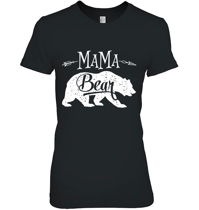 Mama Bear Mothers Day Family Matching Couple Women Hoodie