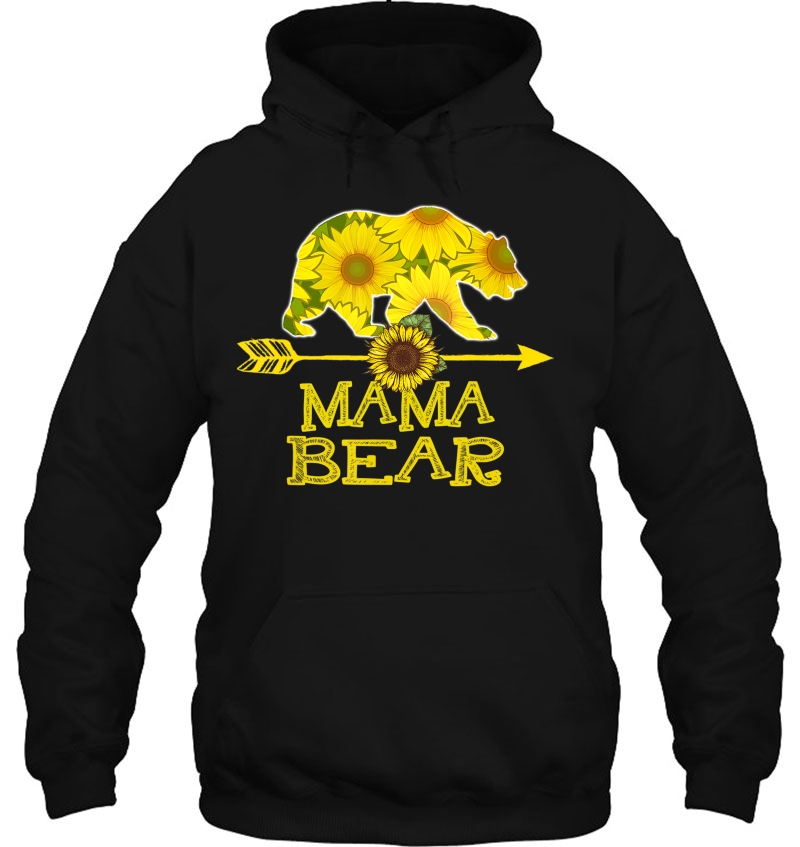 Mama Bear Funny Sunflower Mother Father Gifts Mugs