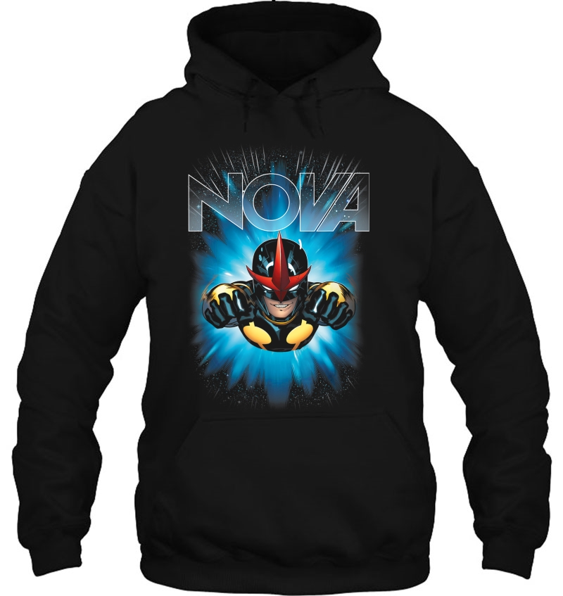 Marvel Nova Guardians Of The Galaxy Hero Graphic Hoodie