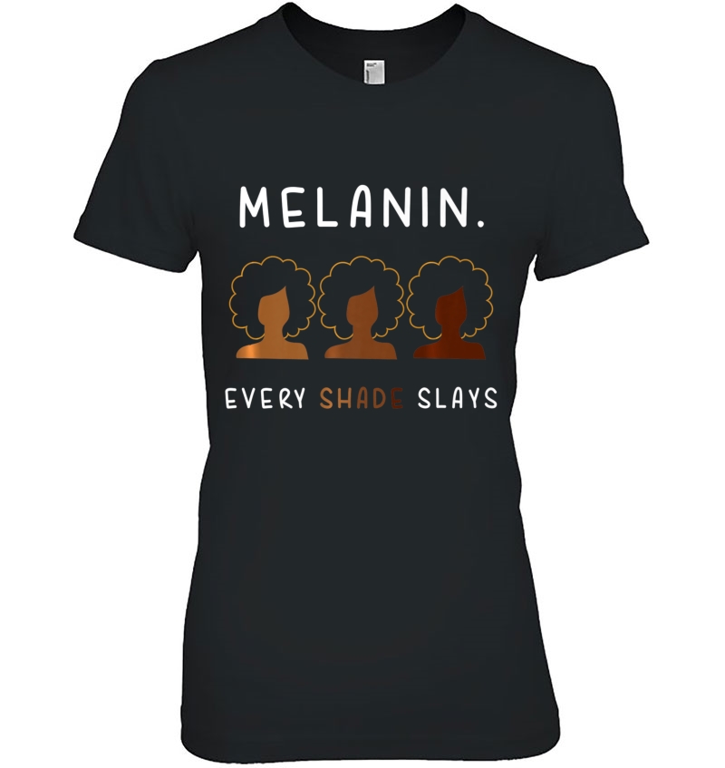 Melanin Every Shade Slays Natural Hair Afro Hoodie