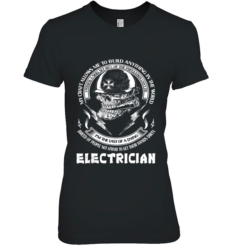 Mens Electrician - Not Afraid To Get Hands Dirty! Hoodie