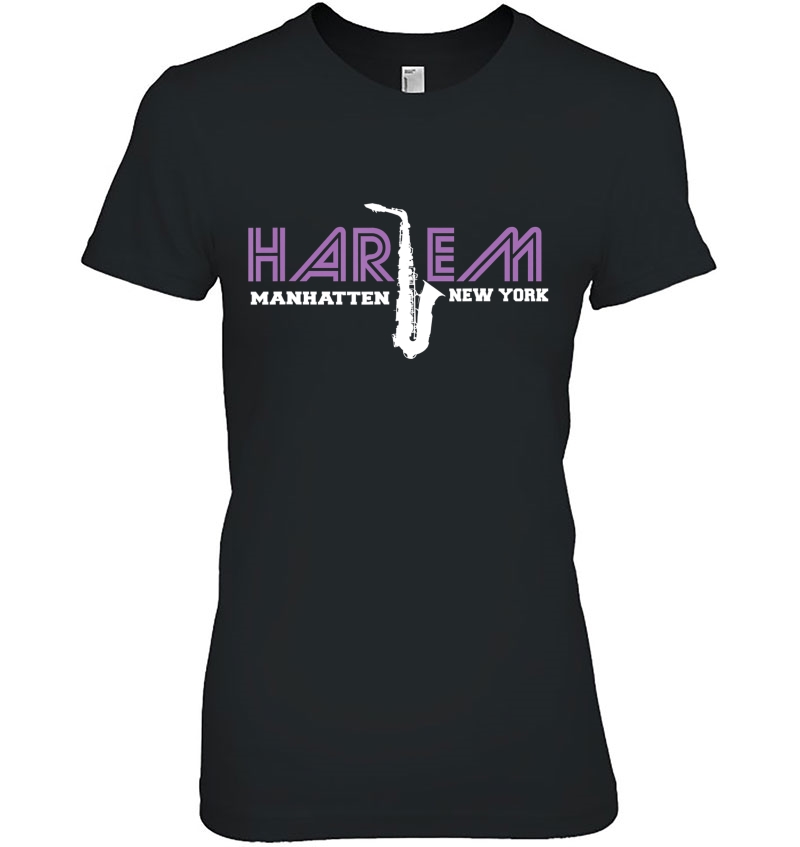 Mens Jazz Music Harlem Manhattan New York Gift Ladies Tee
