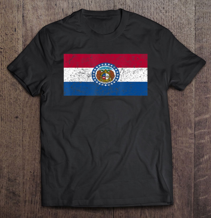 Missouri State Flag - Vintage Missouri Flag Shirt