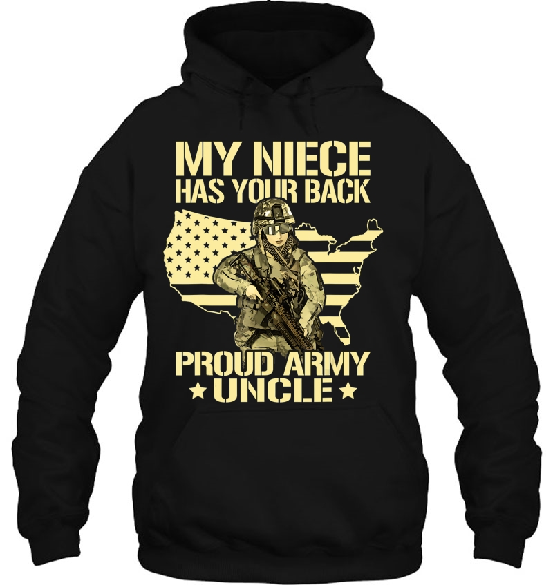 My Niece Has Your Back Proud Army Uncle Shirt Military Gift Mugs