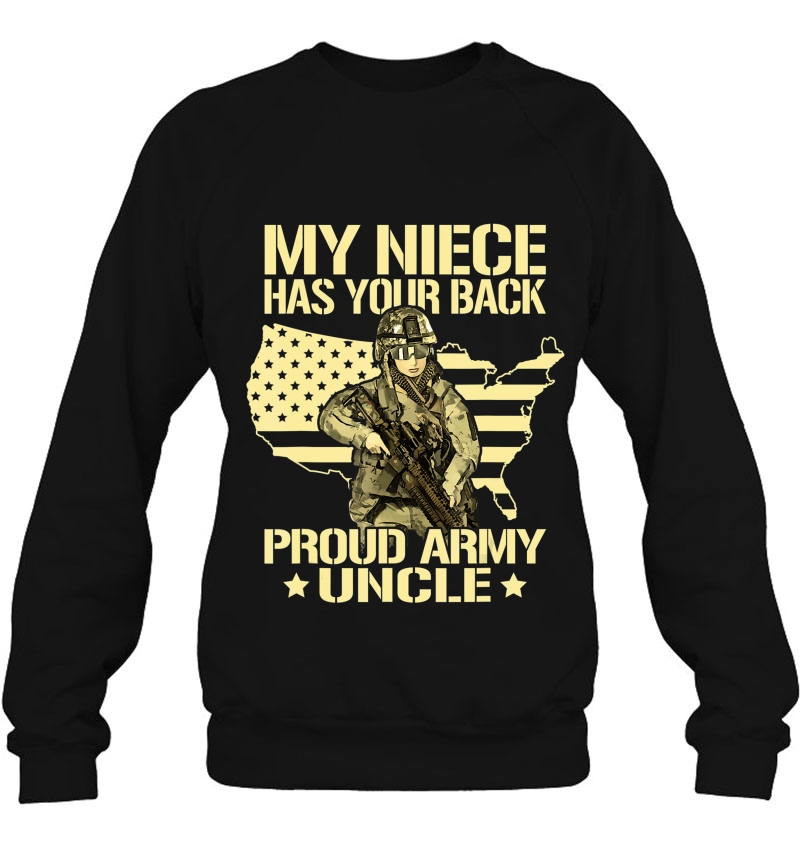 My Niece Has Your Back Proud Army Uncle Shirt Military Gift Mugs