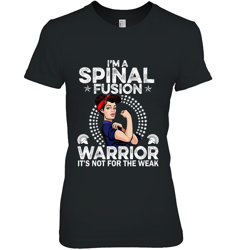 New Spinal Fusion Women Warrior Awareness Tank Gift Ladies Tee
