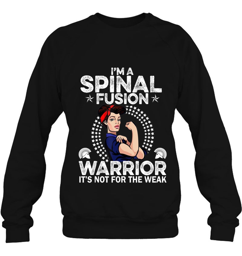 New Spinal Fusion Women Warrior Awareness Tank Gift Sweatshirt