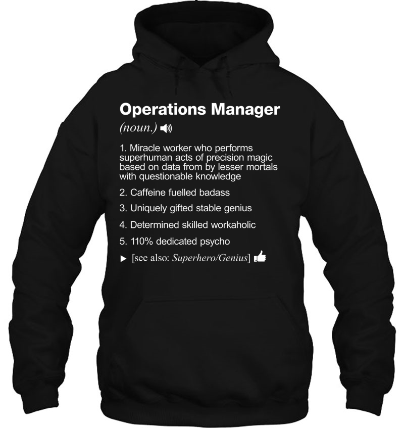 Operations Manager - Job Definition Meaning Funny Mugs