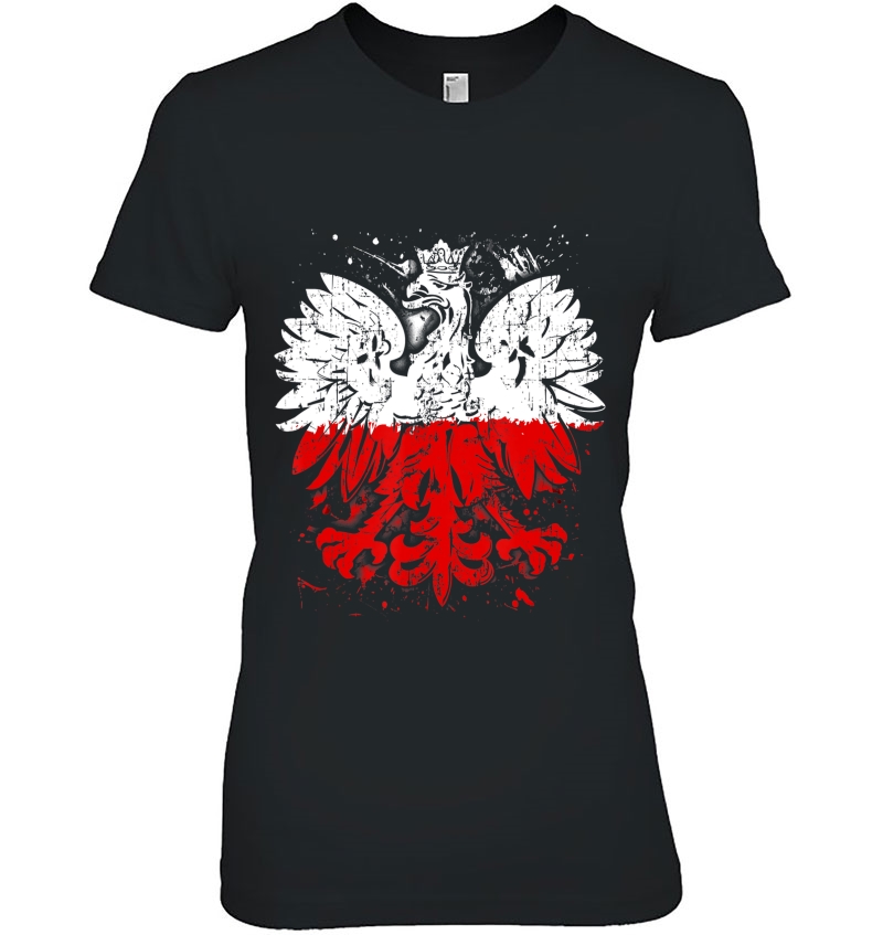 Polish Heritage Eagle Falcon Flag Polska Poland Hoodie