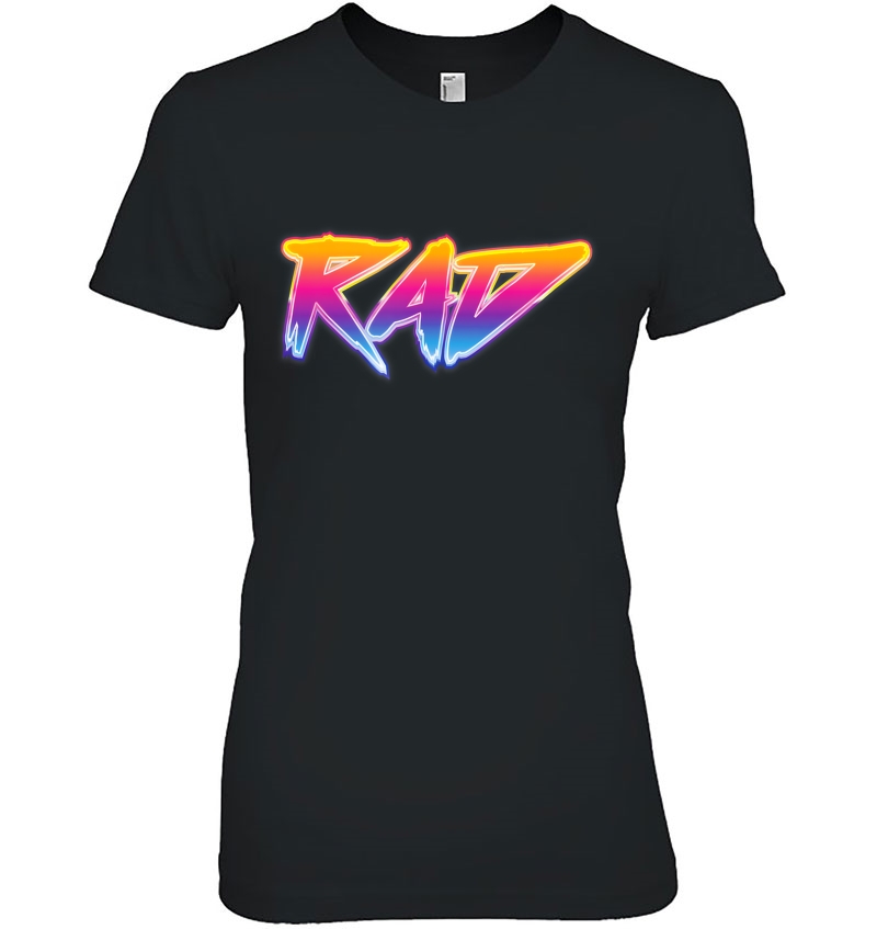 Rad Retro 80S 90S Vintage Look Outrun Radical Hoodie