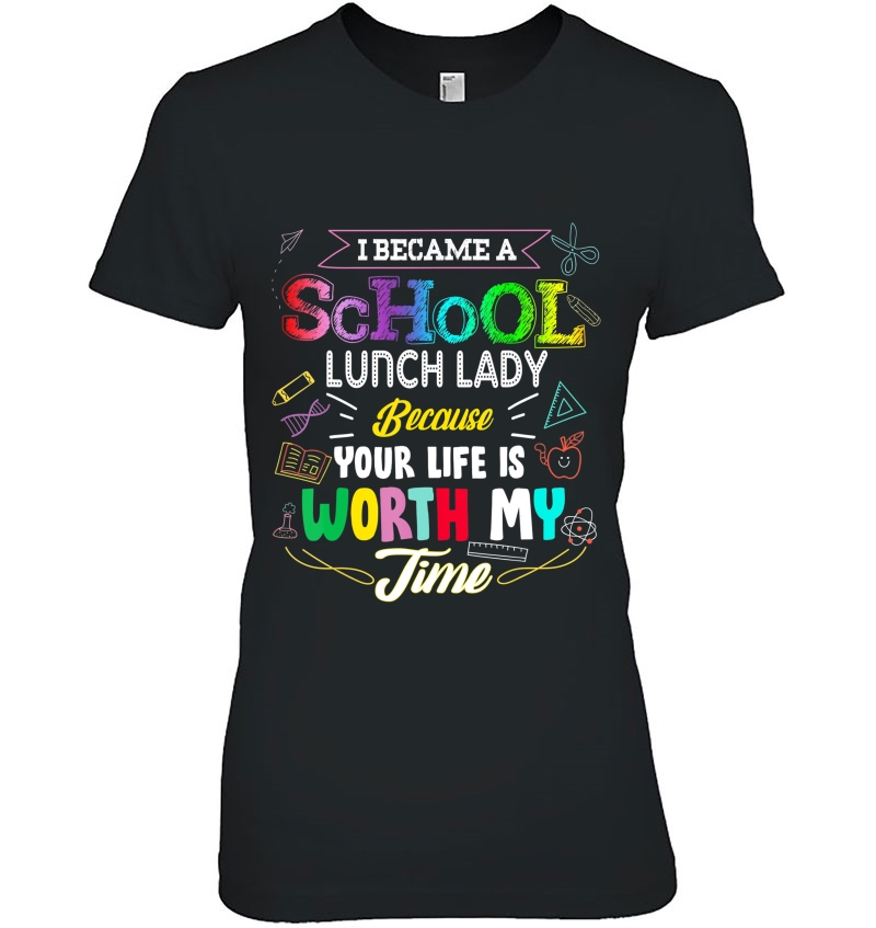 School Lunch Lady Cute Appreciation Back To School Gift Hoodie