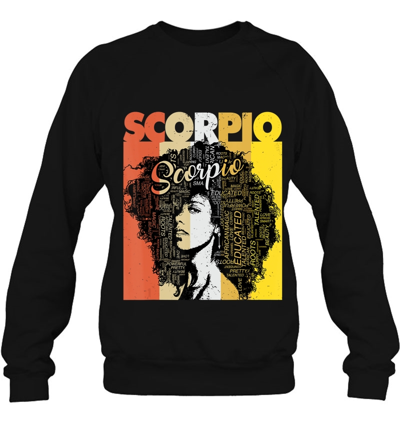 Scorpio Pride - Black Women Natural Hair Art Word Tee Mugs