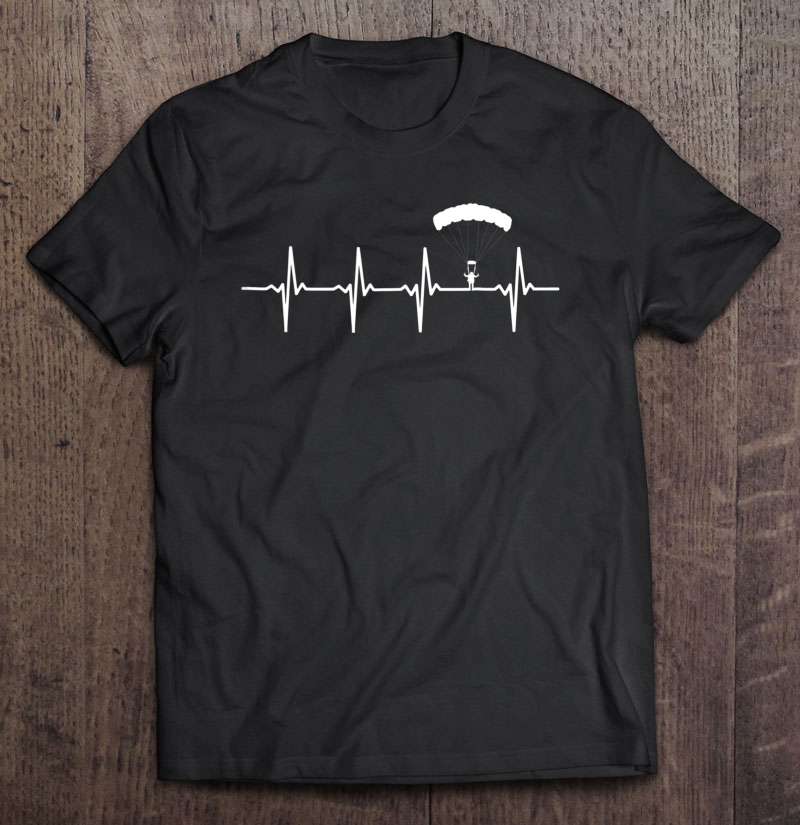 Skydiving Heartbeat For Skydivers Shirt