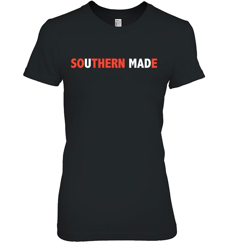 Southern Made U Mad Hat Defiant Art Ladies Tee