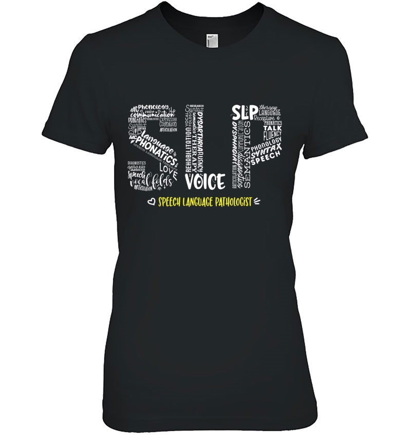 Speech Language Pathologist Slp Therapy Ladies Tee