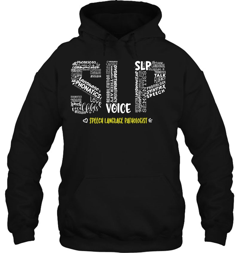 Speech Language Pathologist Slp Therapy Hoodie