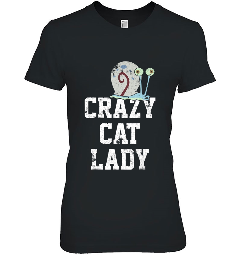 Spongebob Squarepants Gary Crazy Cat Lady Graphic Hoodie