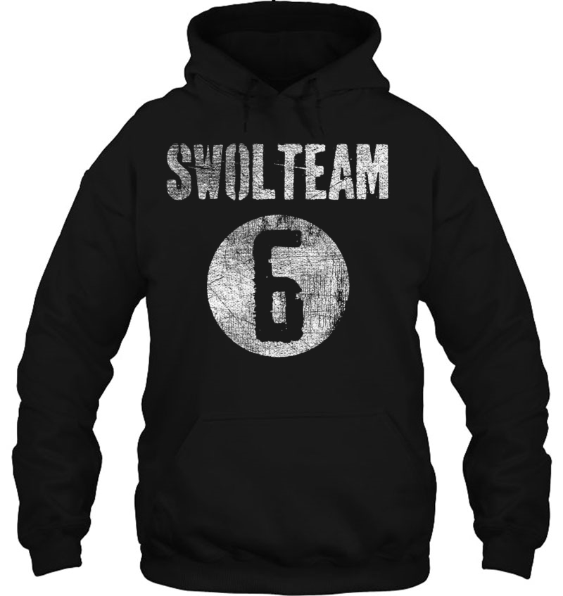 Swol Team 6 Funny Lifting Gym Wear Hoodie