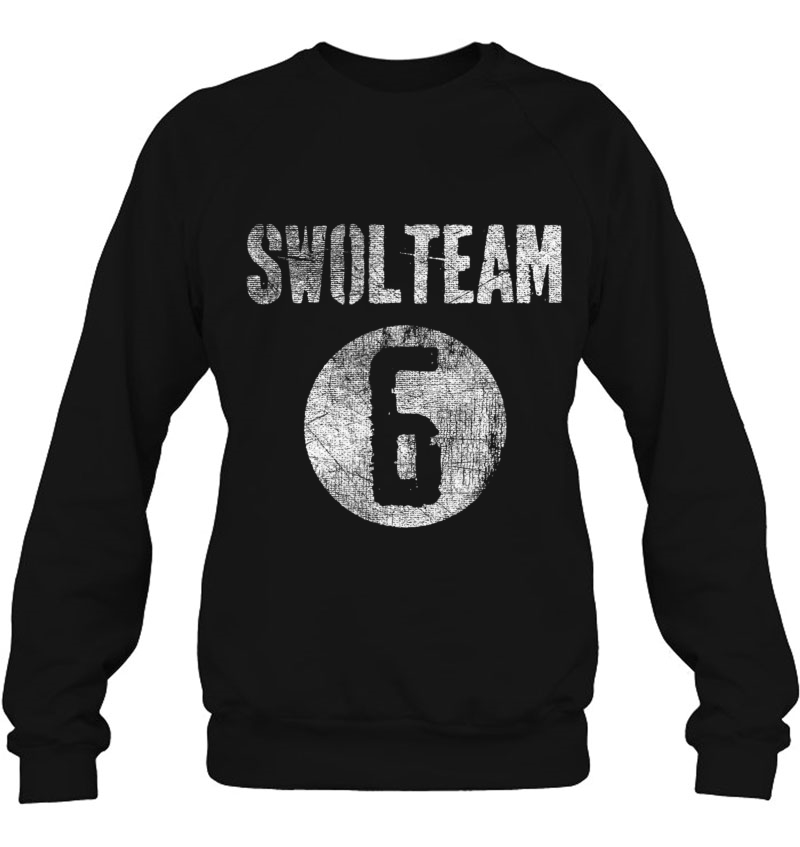Swol Team 6 Funny Lifting Gym Wear Sweatshirt