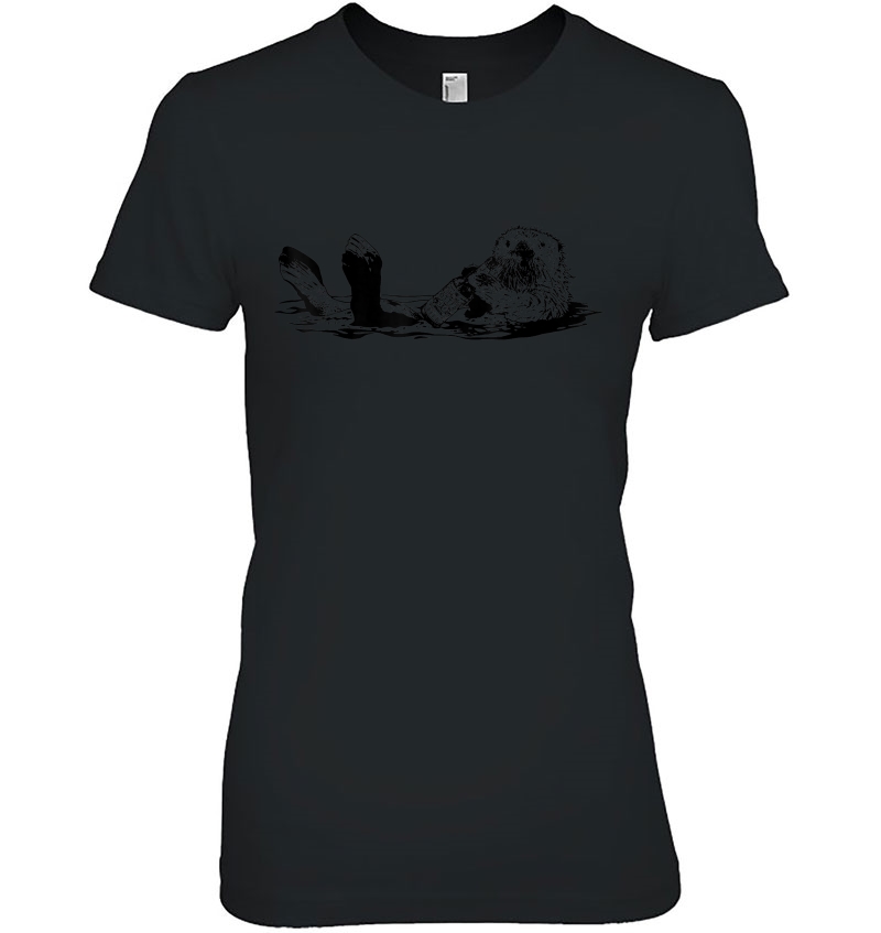 The Original Beer Drinking Otter - Funny Beer Ladies Tee