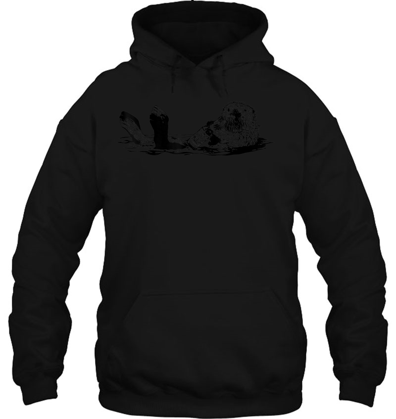 The Original Beer Drinking Otter - Funny Beer Hoodie