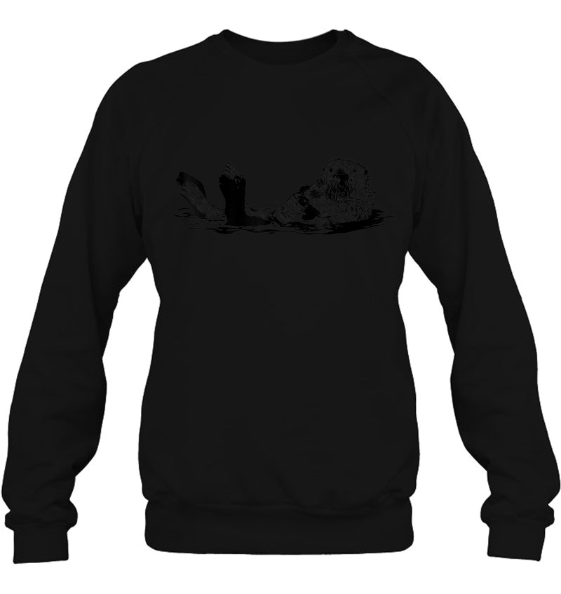 The Original Beer Drinking Otter - Funny Beer Sweatshirt