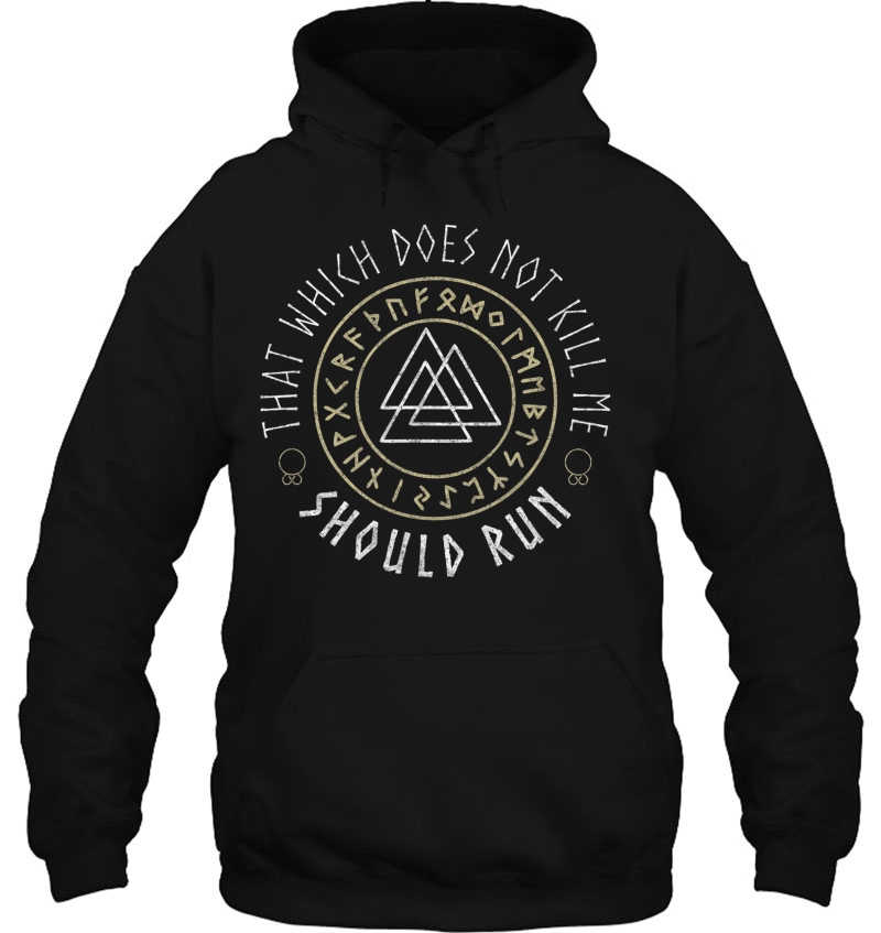 Viking Rune Shirt Valknut That Which Doesnt Kill Me Should R Mugs